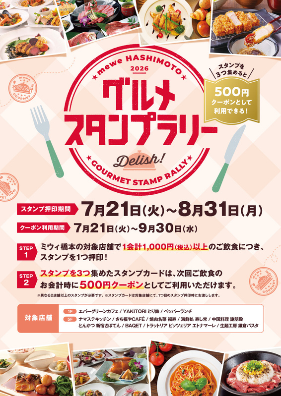 グルメスタンプラリー