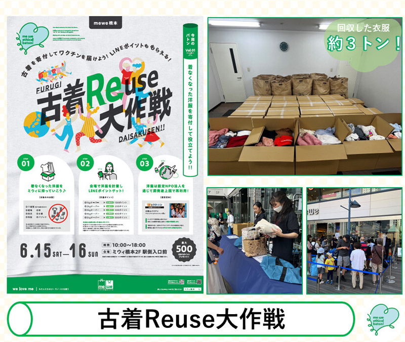 古着Reuse大作戦 開催!