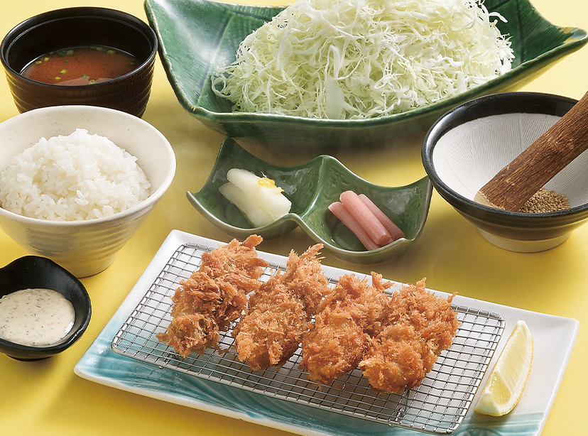 [とんかつ 新宿さぼてん]カキフライ堪能御膳