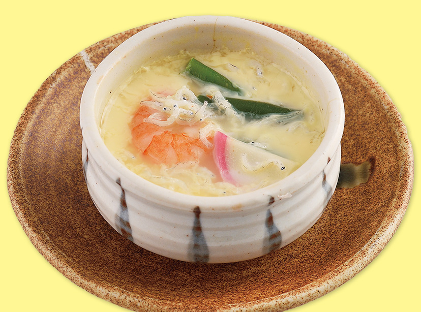[茅ケ崎 海ぶね] 小海老としらす入り茶碗蒸し